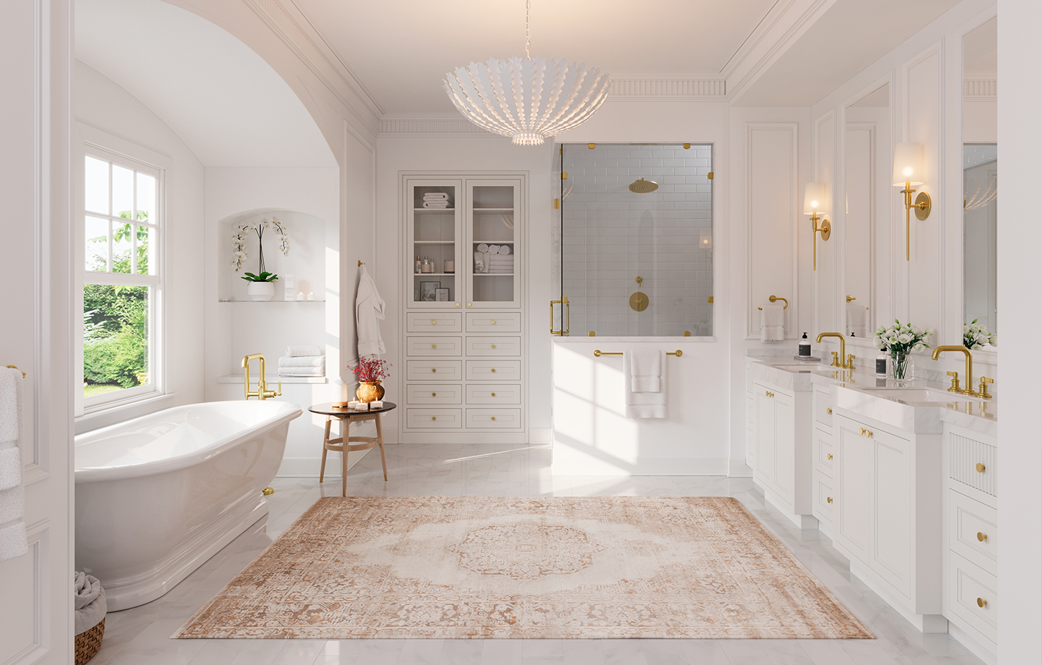 Winter Park collection by Pfister whole bathroom layout